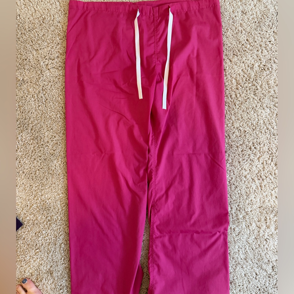 Pink Blue Sky Scrub pants size small